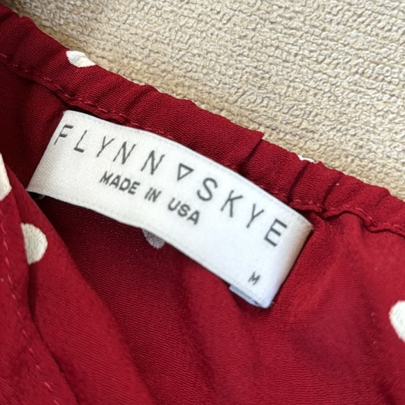 Flynn Skye  Polka Dot Short  Red Top - Picture 4 of 6